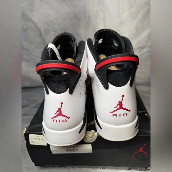 Air Jordan 6 Carmine Rare Retro White RedHigh